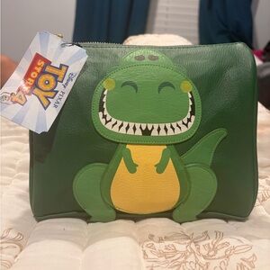 Loungefly Toy Story Rex Green Dinosaur Bag Rare Find New !!